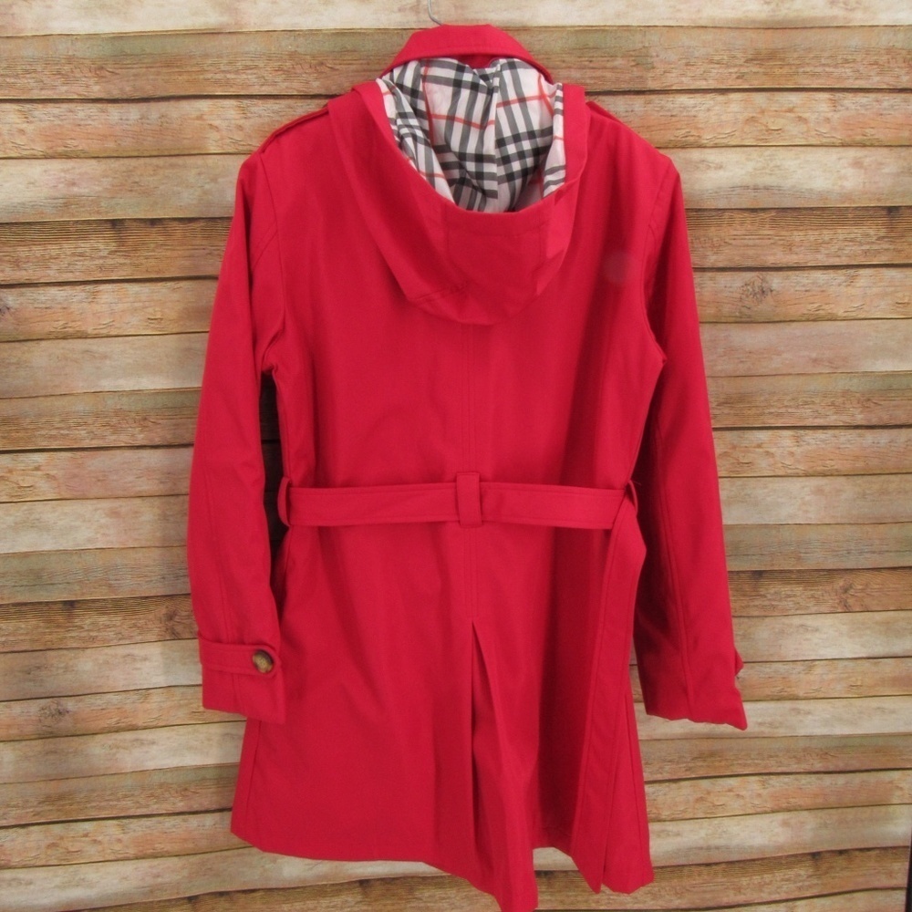 Creatmo Us Double Breasted Red Spring Coat M - image 8